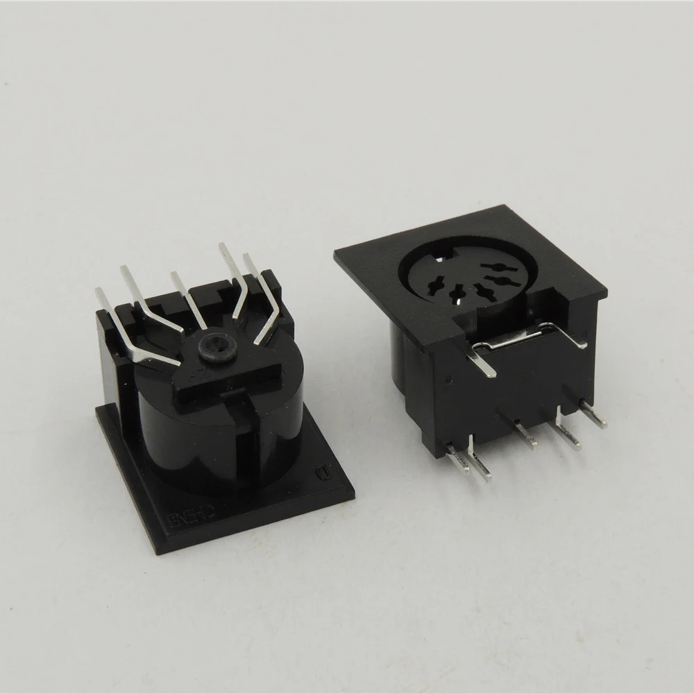 50Pcs PCB Panel Mount MIDI Female DIN5 DIN 5-Pin Jack