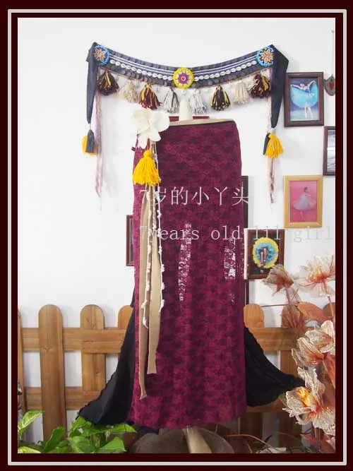 

Lace Belly Dance Skirt DAA12