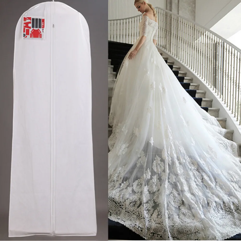 Extra Large Garment Bridal Gown Long Clothes Protector Case Wedding Dress Cover Dustproof Covers Storage Bag For Wedding Dresses