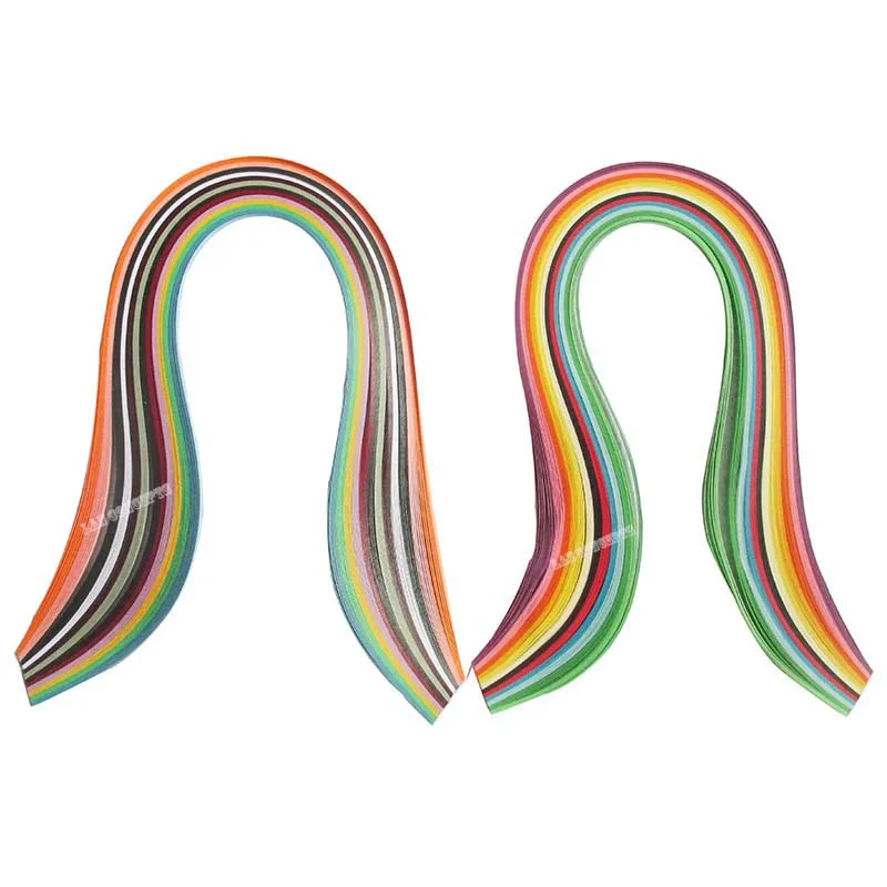 

W0.3cm x L39cm Quilling Paper for DIY crafts - MIXED 24 colors 1200pcs/lot free shipping