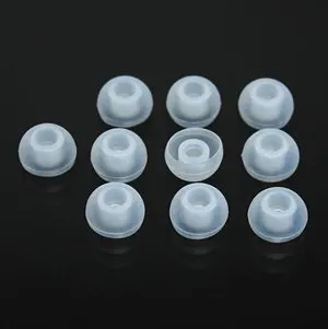 Oreillettes transparentes en silicone souple pour casque Bluetooth, 20 pièces, 14mm, remplacement, housse de coussins d'oreille, sauna, accessoires de téléphone