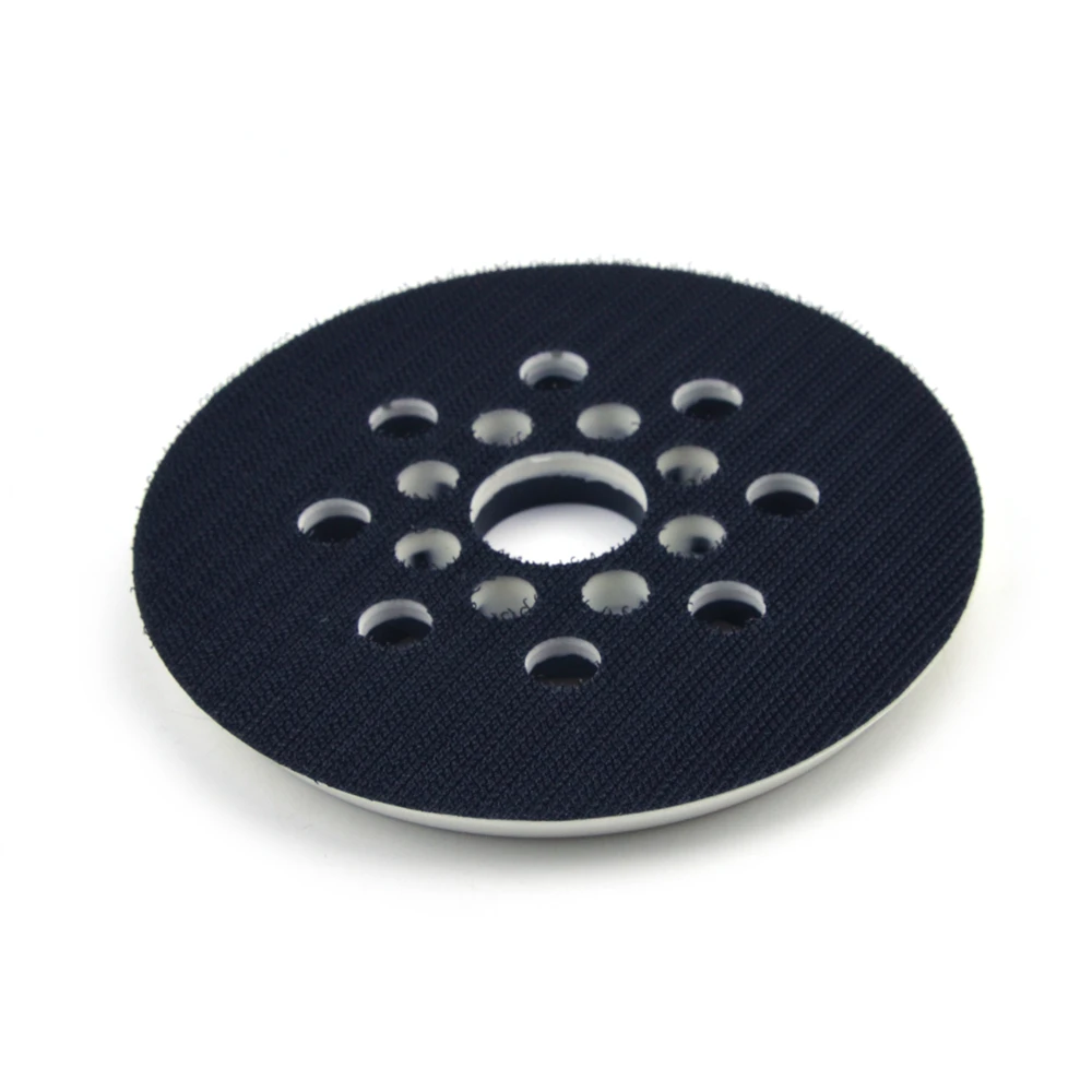 POLIWELL 5 inch 125 mm 17 Holes Backing Pad Hoop & Loop Sanding Pads for Sanding Disc Holder Dust Free Electric Power Sander Pad