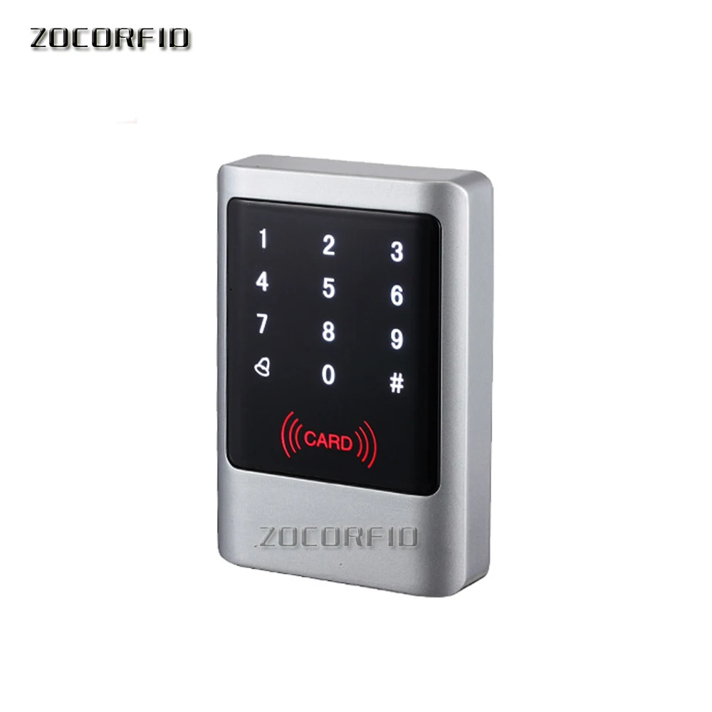 

IP68 Waterproof Outdoors Use Metal Stainless steel Reader WG26 input and output security RF Access Control Keypad