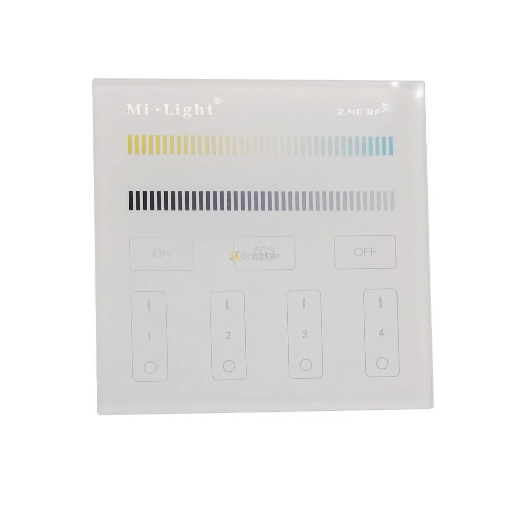 Miboxer Smart Touch Panel Controller T1 T2 T3 T4 B1 B2 B3 B4 Single Color RGBW RGB CCT For Led Controller Panel Light Bulb