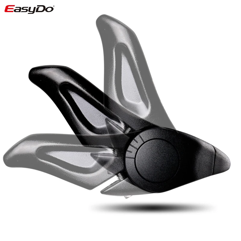 EasyDo Bicycle MTB Handlebar Grips Bar Ends Ergonomic Anti Skid Aluminum Alloy Rubber Grips Bicycle Grips Accessories 1060D