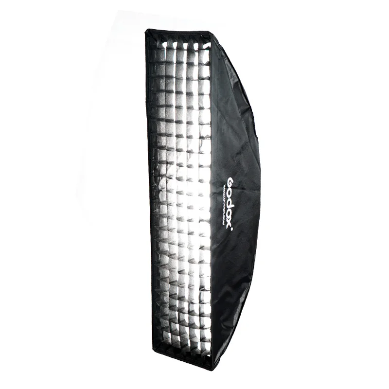 Godox 2PCS  9"x 35" 22x90cm Honeycomb Grid Softbox for Photo Strobe Studio Flash Softbox Bowens Mount
