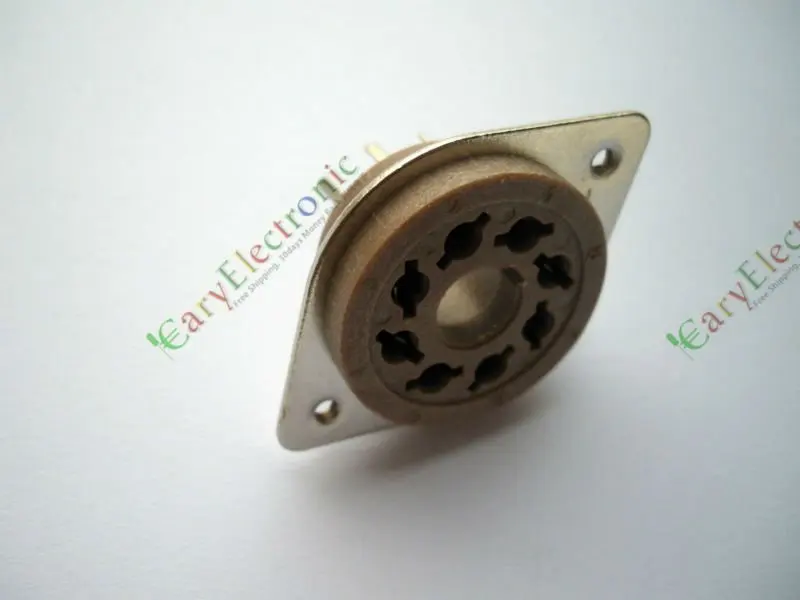 Tubo de vacío estilo Belton de 8 pines, válvula de montaje PCB para EL34 6550 KT88, venta al por mayor y al por menor, 4 Uds.