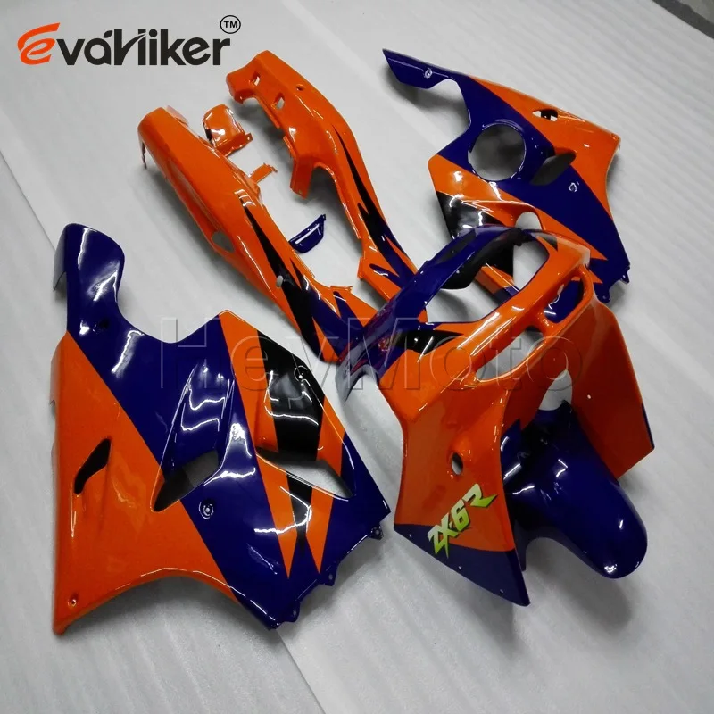 Motorcycle fairing for ZX6R 1994 1995 1996 1997  orange ZX-6R 94 95 96 97 ABS plastic panels kit