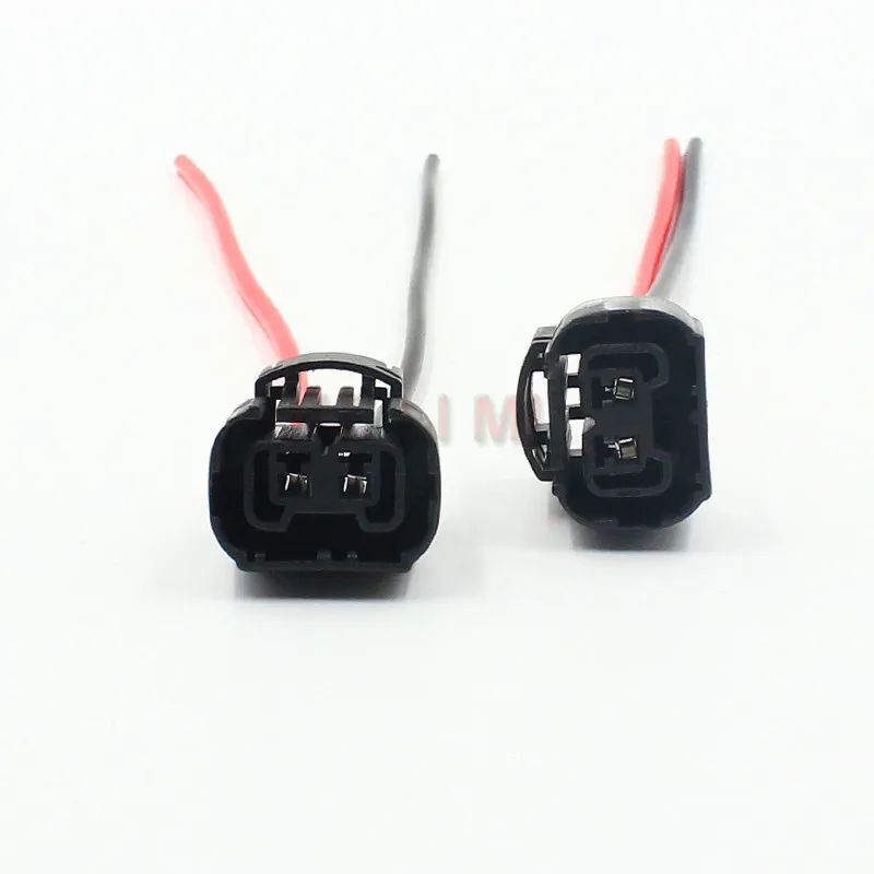 2x 5202 H16 2504 PS24W 5201 LED Bulbs Female Connector Adapter Socket Plug