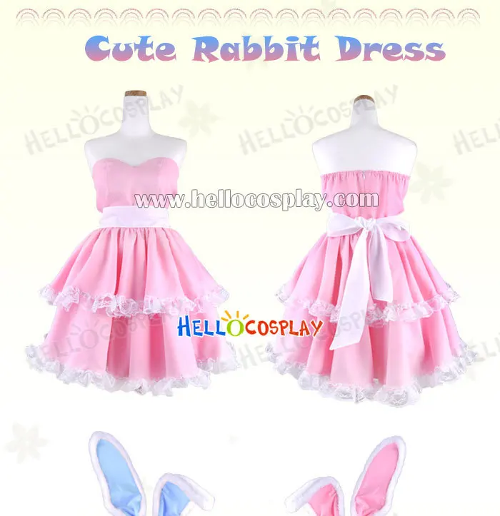 

Cute Rabbit Cosplay Dress H008