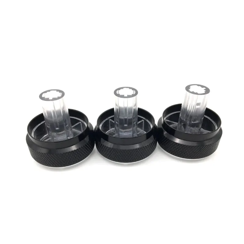 3 stks/set Aluminium Airconditioning Knop AC Knop Warmte Schakelaar Knop Knop Voor Honda City 2009-2013 auto Styling