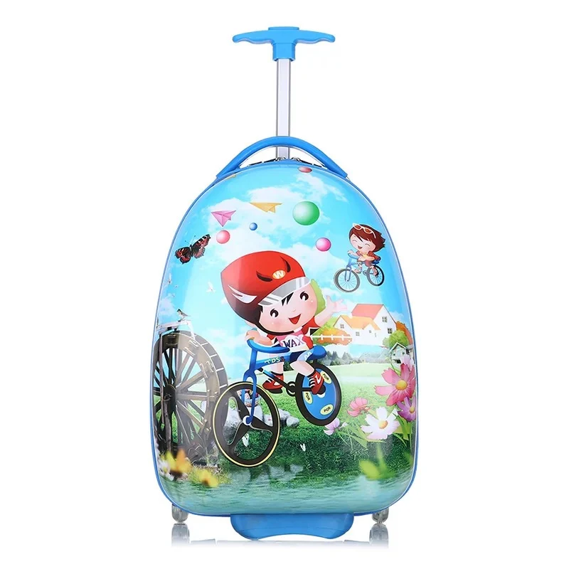 GraspDream boy anime trolley case kids play game suitcase travel rolling suitcase girl cartoon trolley case children luggage bag