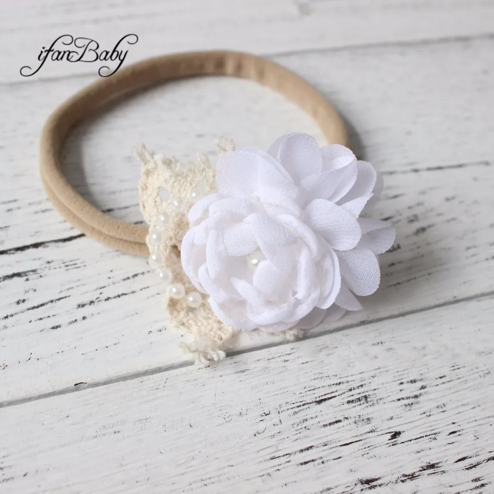 Sweet burn flower Headband,singed flower with elastic headband  Kids girl women hairband 1 pcs