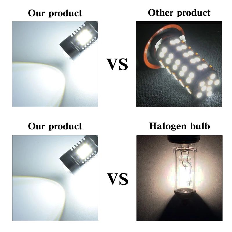 1x 매우 밝은 H8 H11 LED 안개 전구 램프 오류 없음 BMW E63 E64 E90 E91 E92 E93 328i 328xi X5 E53 E70 E46 325i