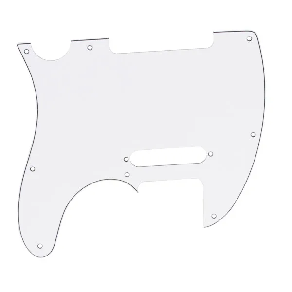 3 Ply 8 Screw Holes White Pickguard For Fender Telecaster Guitar Replacement Part Anti-scratch