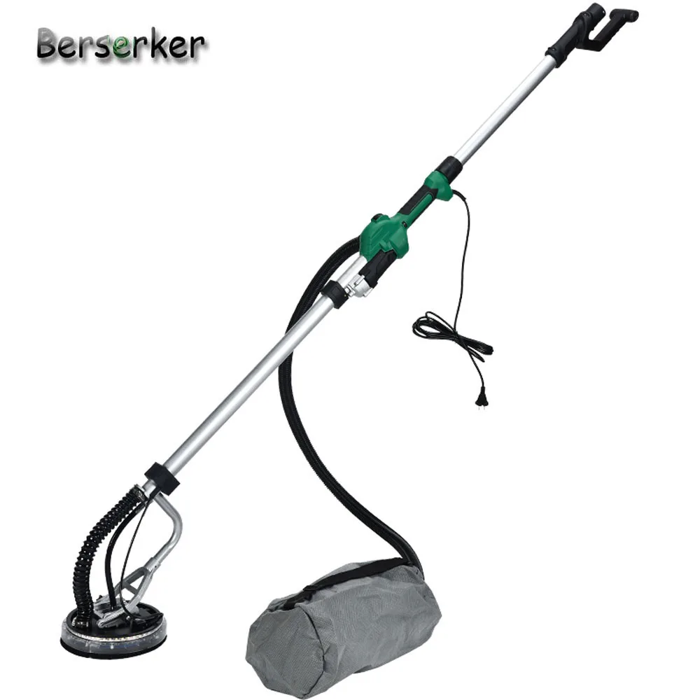 Berserker Foldable retractable 750W Adjustable Variable Speed Drywall Sander Machine with LED Light Tool Case