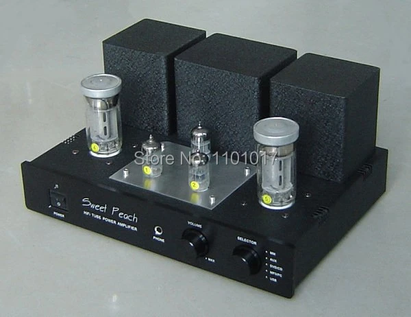 XiangSheng Sweet Peach SP-FU50 Tube Amplifier HIFI EXQUIS FU50 Signal-ended  MM Phono Stage Headphone output SPFU50 - AliExpress 44