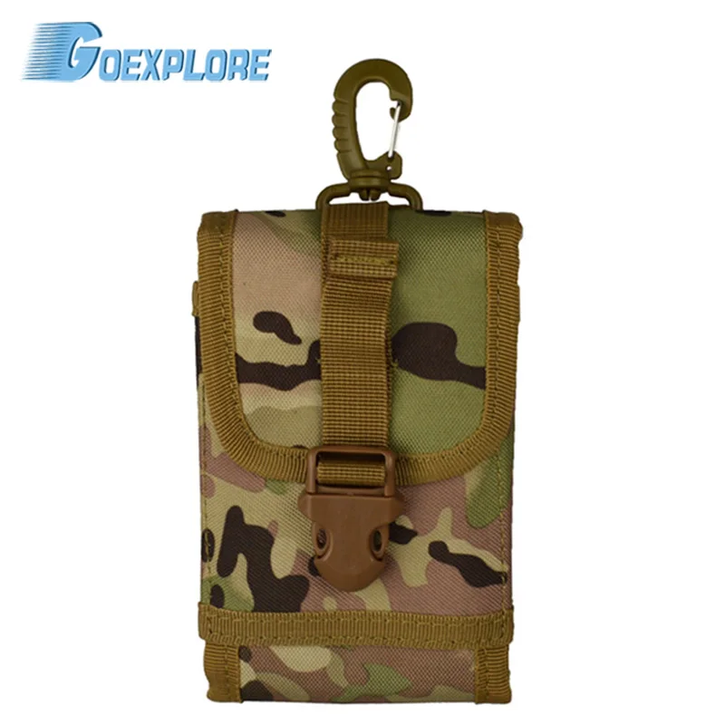 Goexplore 16*10 cm Outdoor Sport Tactical Bag Waist bags Waterproof Phone Cases 1000D Nylon Waist Bag Tactical Pouch