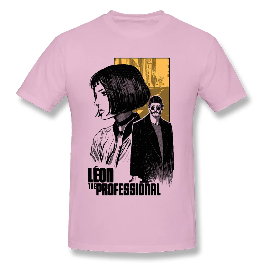 Character T-shirt For Men Mathilda Leon The Professional Killer Tshirt 100% Cotton Retro Tees Leon Movie T Shirts Free Shipping