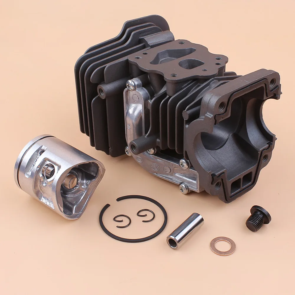 Cilindro Piston Plug Gasket Kit para motosserra, Peças de motor, HUSQVARNA 445 445e 450, 450 Rancher, 445 45cc, 444119902, 444119902, 42mm, Ferramentas de jardim