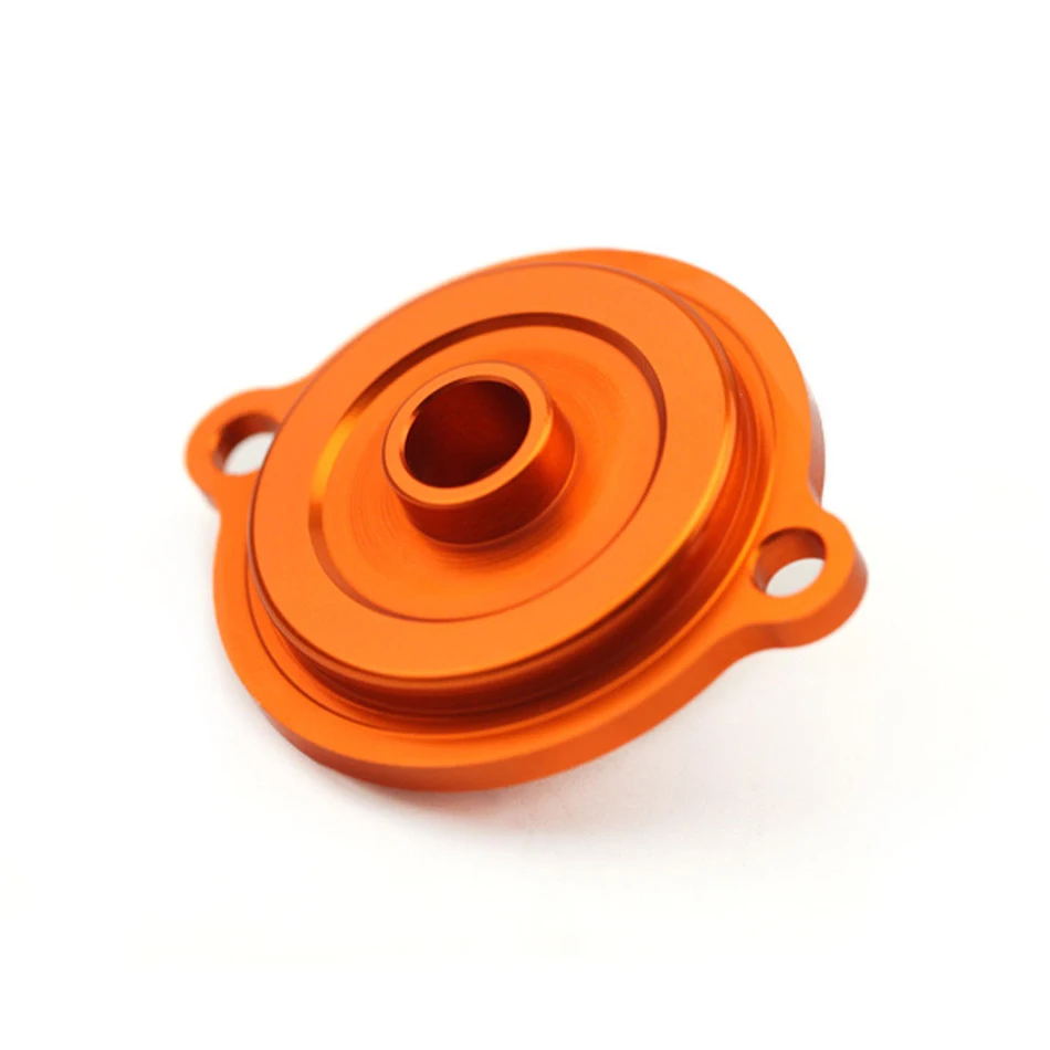 For KTM 640 LC4 Supermoto 640LC4 1999 2000 2001 2002 2003 2004 2005 Engine Oil Filter Cover Cap Motorcycle Accessories Orange