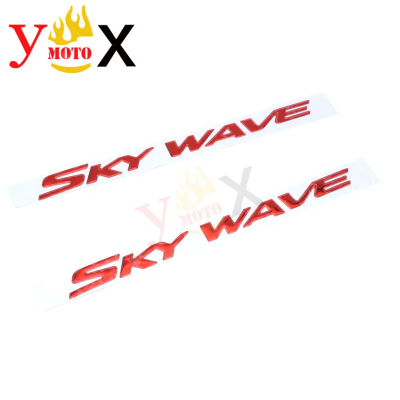 3D Battery Cover Emblem Side Fairing Sticker Tank Wheel Decal Logo Symbol for SUZUKI Burgman Skywave Sky Wave AN250 AN400 AN650