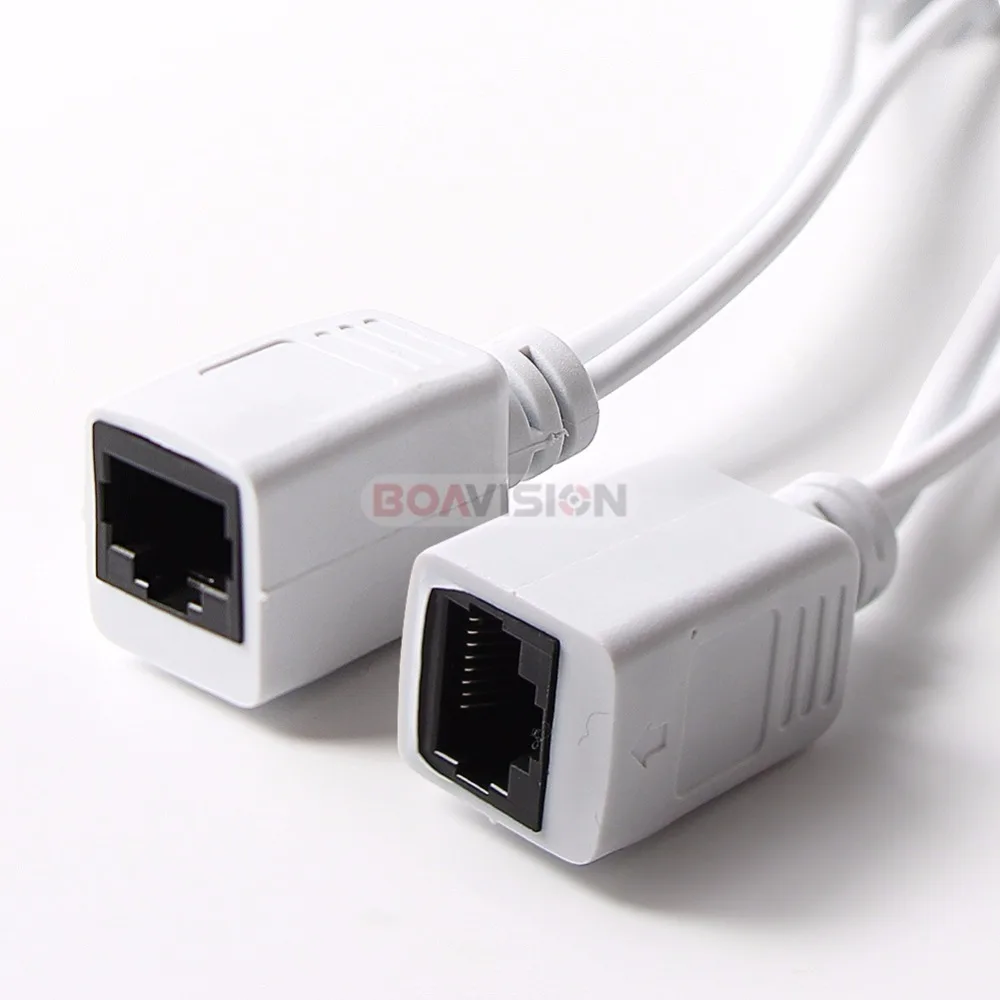 POE Injector POE Splitter Kit 5V 12V 24V 48V POE Adapter RJ45 Cable Connectors Passive Power Cable Ethernet Power Adapter