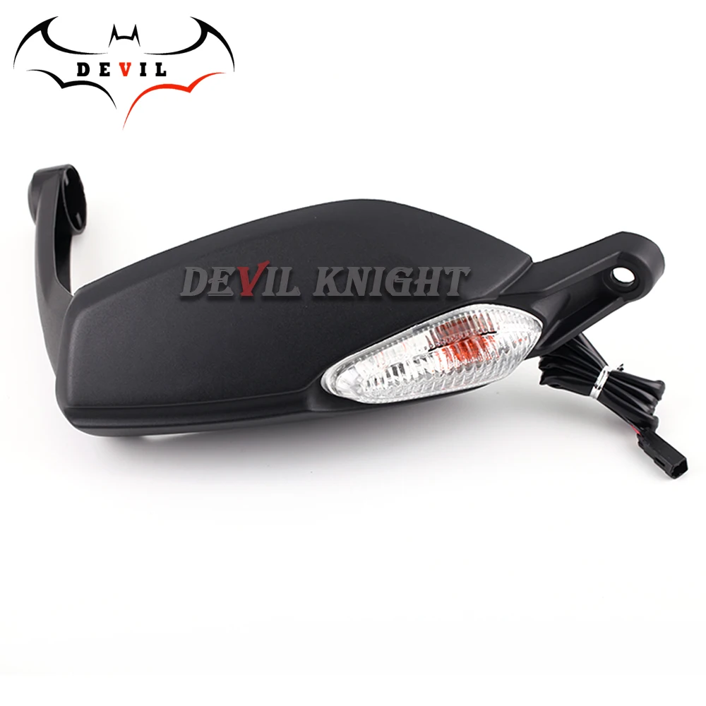 For DUCATI Hypermotard 820/ Hyperstrada 821 2013 2014 2015 Right Brake Side  Left Clutch Side HandGuard Handlebar  with Light