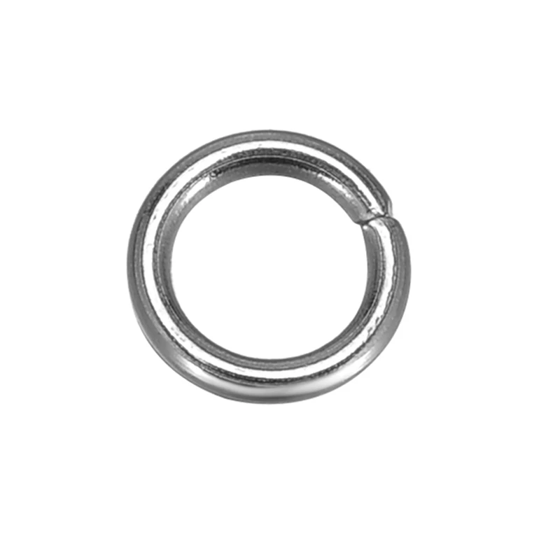 DoreenBeads 500 Stainless Steel Open Jump Rings 5mm Dia. Findings (B10269), yiwu