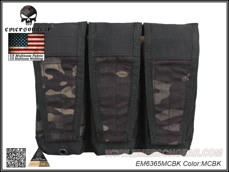 Подсумок EmersonGear Triple Magazine Pouch Molle MAG Pouch Combat Molle EM6365