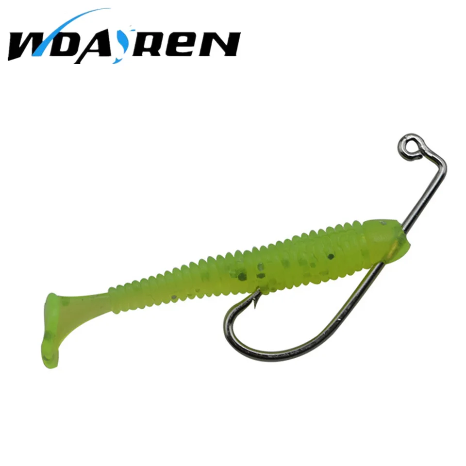 Mustad-anzuelo de pesca de serie grande, anzuelos de gusano para lubina de agua salada, aparejos de pesca de carpa, FA-065, lote de 20 unidades