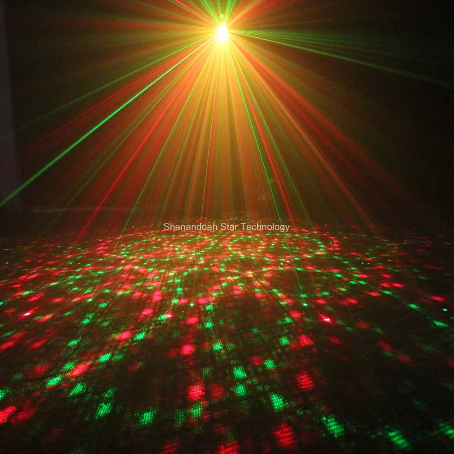 ESHINY – Mini motifs tourbillon au laser, 4 en 1, R&G, projecteur éclairage scène disco DJ club KTV, bar de noël famille, spectacle de lumière de fête P17