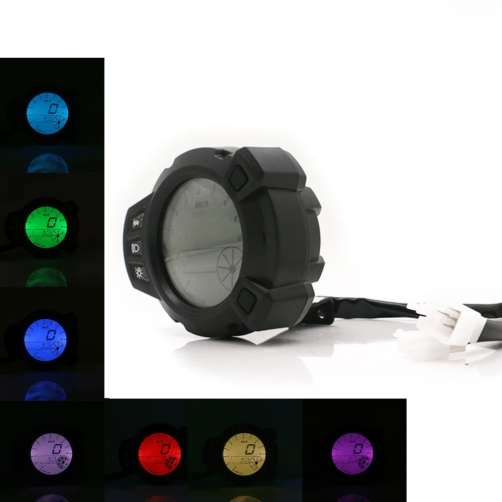 

Бесплатная доставка мотоциклетные инструменты 10000 RMP ЖК дисплей Спидометр Тахометр для Yamaha Zuma БМК x125 YW125 speedomerter для Yamaha BWS 7 цветов