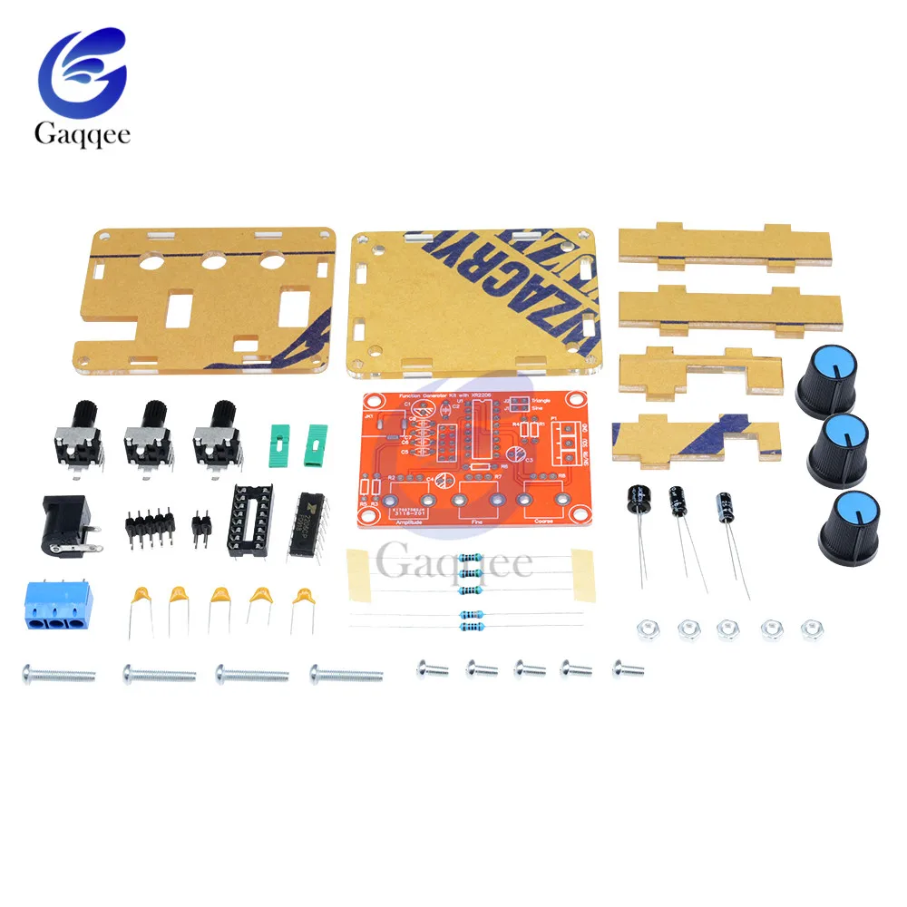 Imagem -05 - Gerador de Sinal de Frequência Ajustável Função Gerador Sine Triângulo Saída Quadrada Kit Faça Você Mesmo 1hz1mhz Xr2206