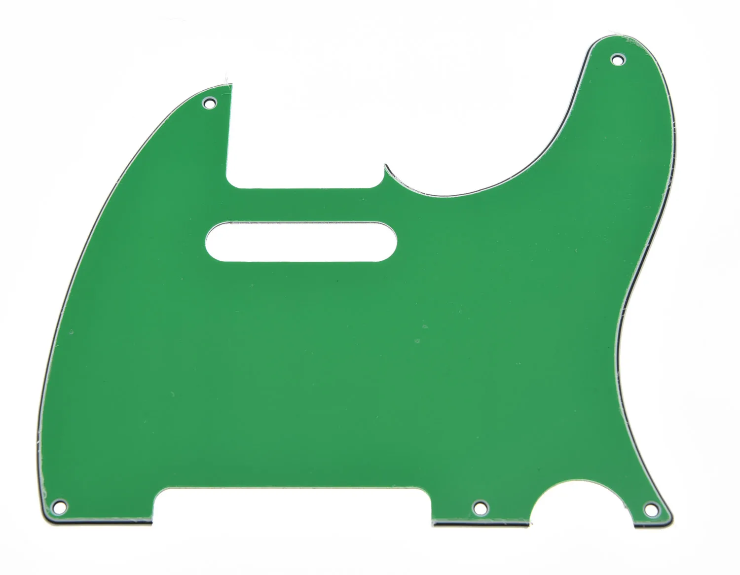 KAISH 5 Hole TL Style Guitar Pickguard Green(Yellow Purple Blue Orange Pink Red)Fits for TeLe Guitar