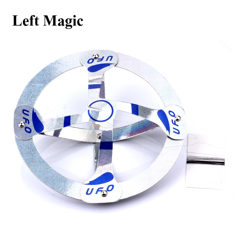 UFO Floating Fly Magic tricks Mystery Mid Air Fly Saucer UFO magic Props Outdoor Funny Toy For Kids Gift G8023