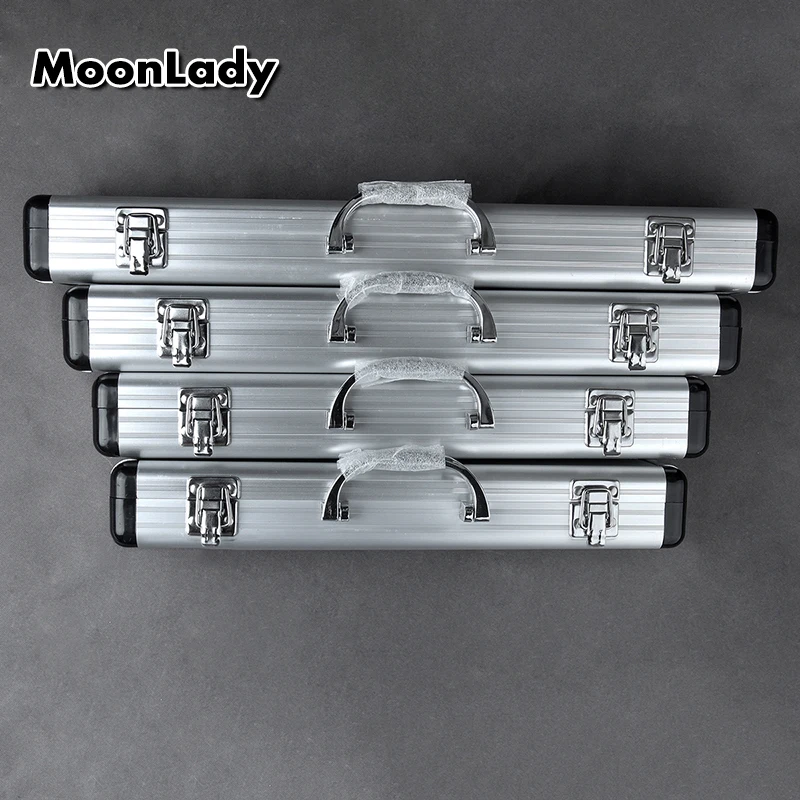 New Arrival Aluminum Alloy Protective Silver Box for Each Tone Two-Section Clarinet Flute Dizi Xiao Accessories