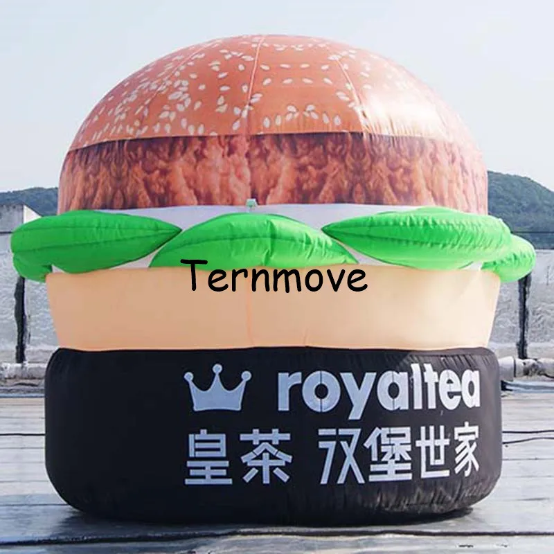 inflatable hamburger for advertising hamburger balloons model burger for promotion events outdoor event show decoration toys