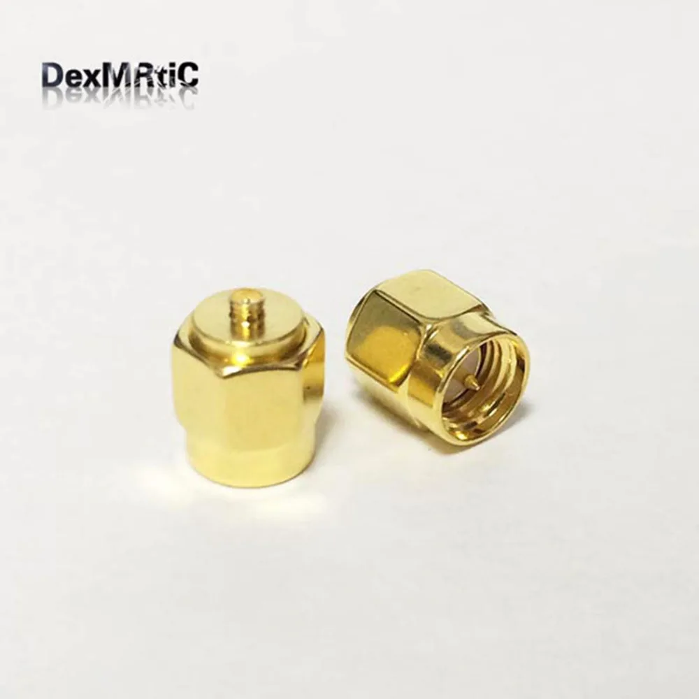 1 cái SMA ĐỰC Cắm IPX thế hệ RF Cáp Coax Adapter convertor Thẳng Goldplated MỚI bán buôn