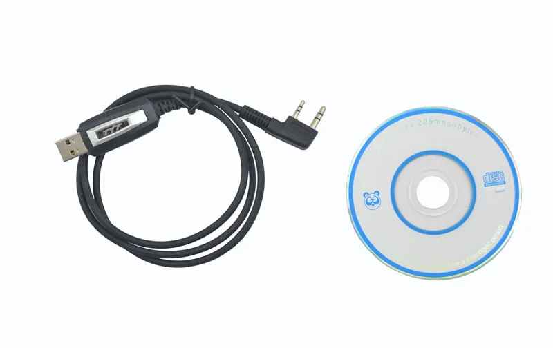 USB PC Programming Cable w/ software CD Driver for TYT Tytera DMR Digital Portable Two-way Radio MD-380