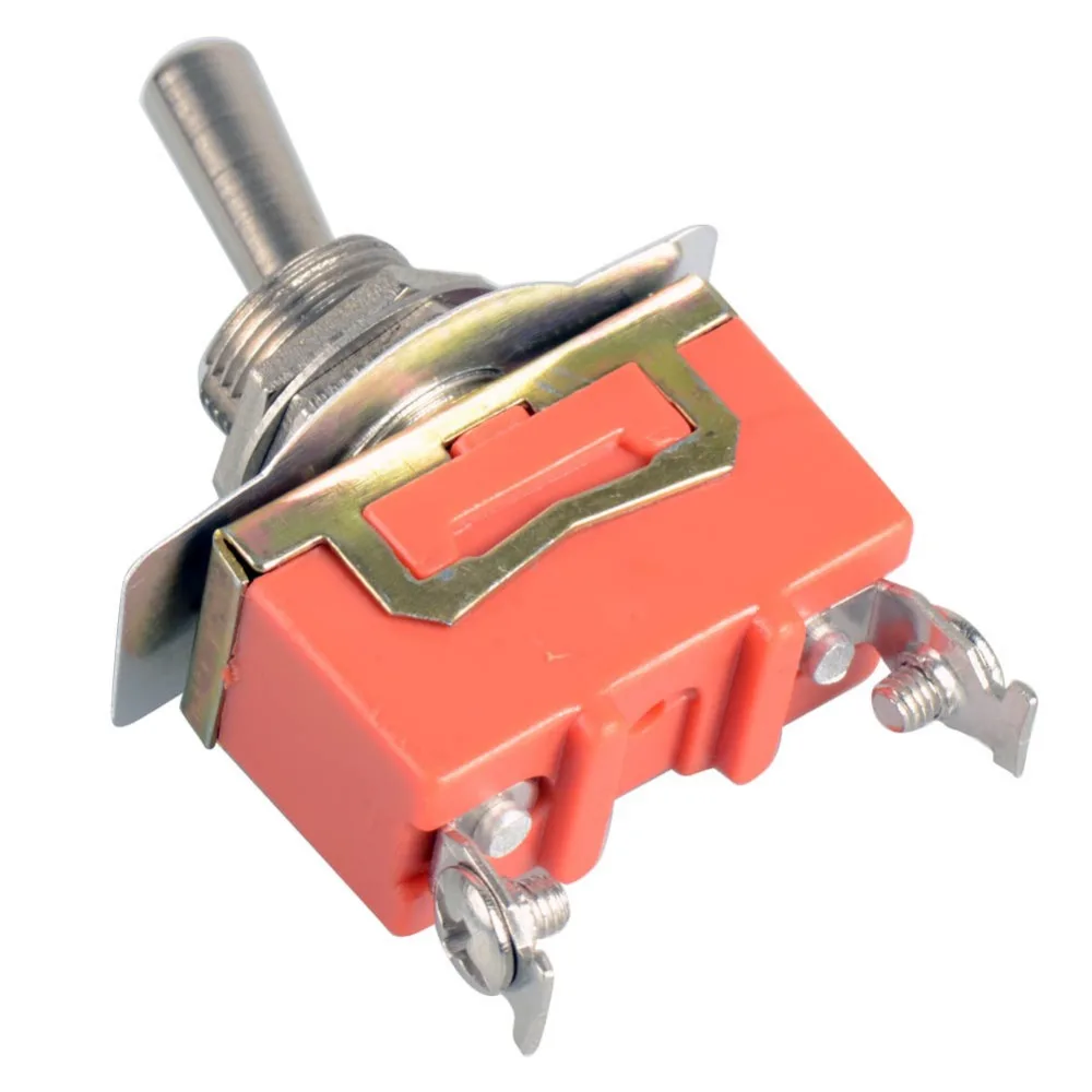 Stainless Steel Toggle Swith 12V Heavy Duty Toggle Flick Switch ON/OFF Car Dash Light Metal SPST P0.05