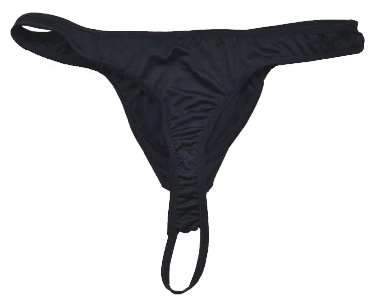 Low-Rise Sexy male thong and g-string men's Underwear withpenis ring design image 5