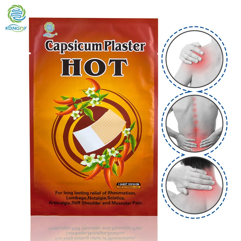 KONGDY Health Care Pain Killer 15 Pcs/Lot Capsicum Plaster 12*18 CM Medical Pain Relief Patch Back/Neck/Arthritic Pain and Ache