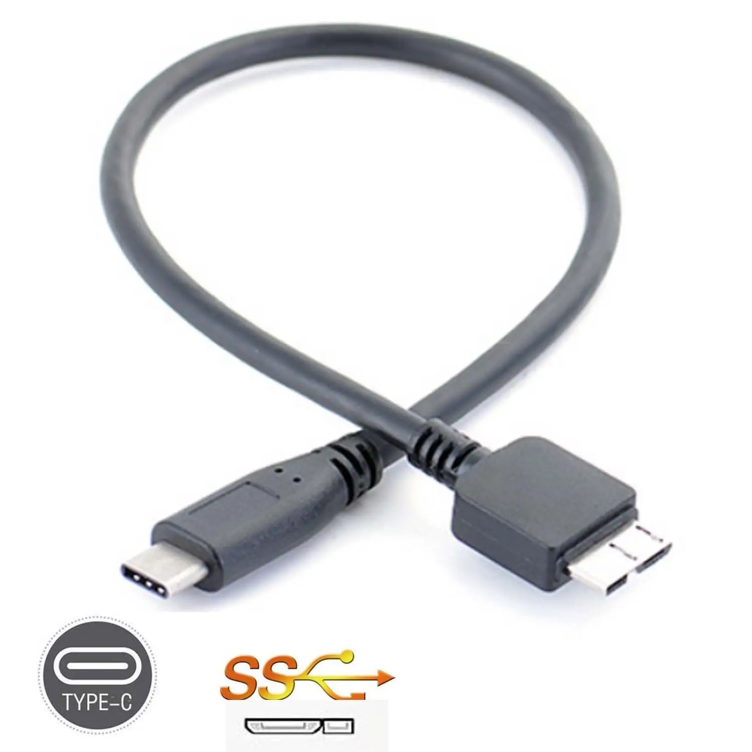 Złącze kabla USB 3.1 typu C na USB 3.0 Micro B do dysku twardego Smartfon CELL PHONE PC