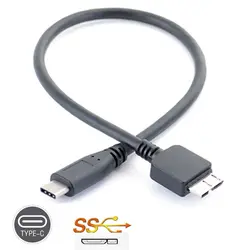 Złącze kabla USB 3.1 typu C na USB 3.0 Micro B do dysku twardego Smartfon CELL PHONE PC