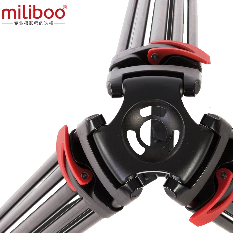 miliboo MTT604A Aluminium Head Portable Camera Tripod for Professional Camcorder/Video/DSLR Stand 75mm Bowl Size Video Tripod