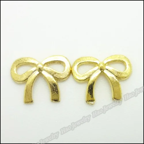 

300 pcs Vintage Charms Tie Pendant Gold-color Fit Bracelets Necklace DIY Metal Jewelry Making