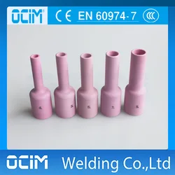 5PCS Tig Long Ceramic Gas  Nozzles 54N  Fit welding torch WP/SR 17 18 16