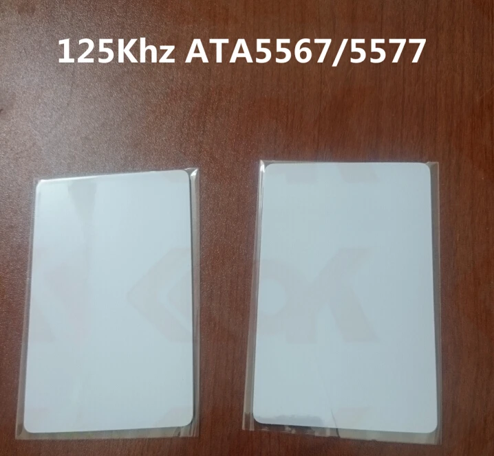 

Yongkaida 2000pcs/lot T5577 rfid smart card 125KHz rewritable RFID Blank card