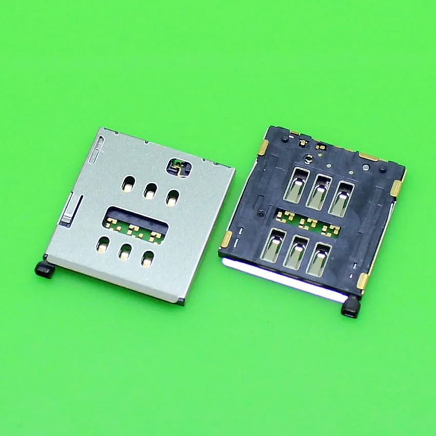 ChengHaoRan 1piece New SIM card holder slot tray socket connector replacement for iphone 6S 6S Plus.KA-268